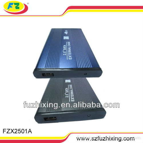 2.5'' USB2.0 Aluminum SATA hard driver disk hdd external storage case